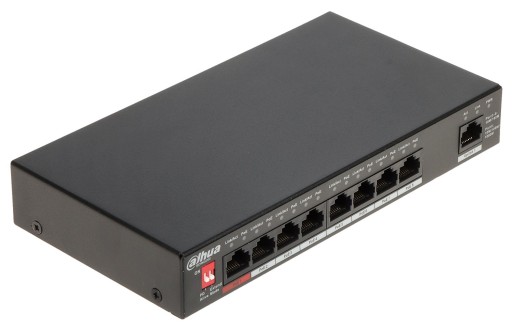 POE-КОММУТАТОР PFS3009-8ET1GT-96-V2 8-ПОРТОВЫЙ DAHUA