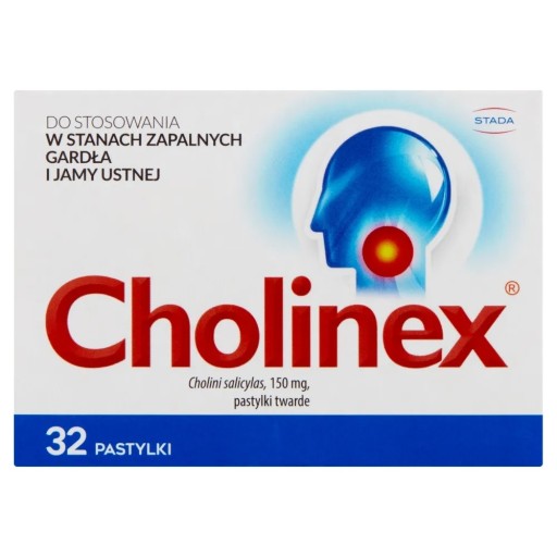 CHOLINEX лекарство от боли в горле 32 пастилки
