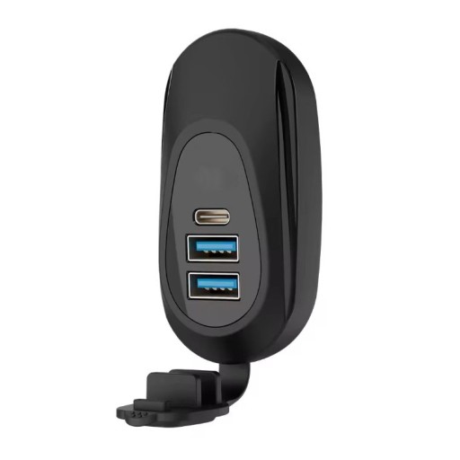Автомобильное зарядное устройство 3x разъем QC+QC+PD M500