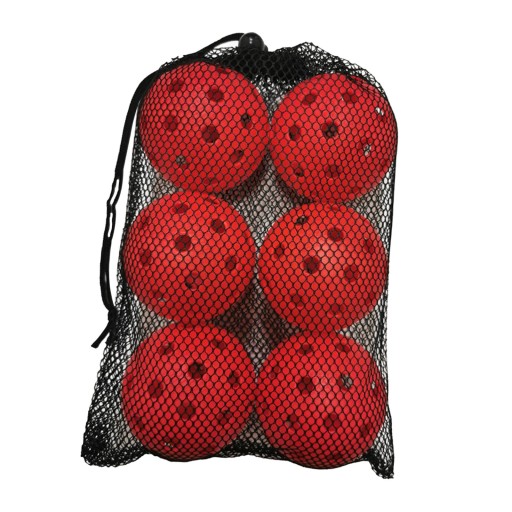 6 шариков Pickleball, мячи Pickleball с 40 отверстиями для открытых площадок,