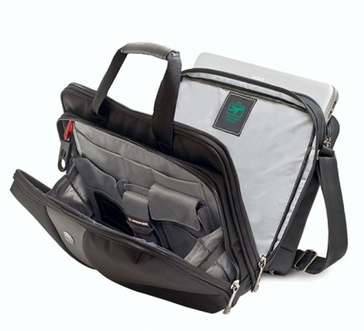 Сумка для ноутбука WENGER Slim Legacy, 16 черный/серый