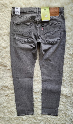spodnie jeansowe męskie LEVI'S 512 Slim Taper W33 L30 33x30 PREMIUM szare