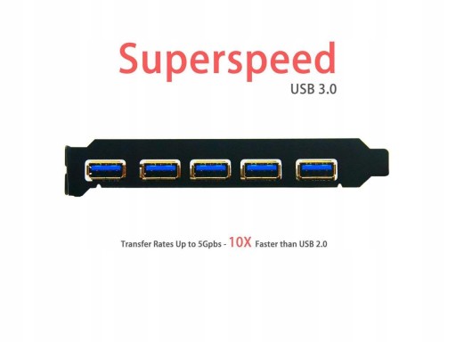 Адаптер USB 3.0 КОНТРОЛЛЕР PCI EXPRESS КАРТА PCI-E