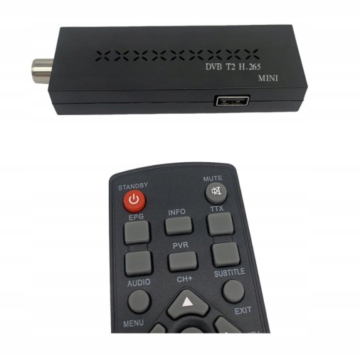 Мини-телевизор HD DVB-T2 HDMI H.265 HEVC-декодер-тюнер