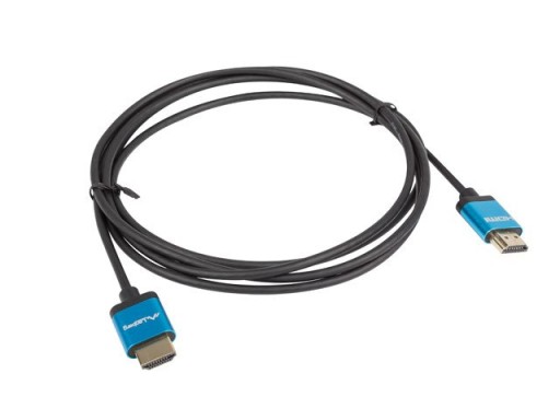 Кабель Lanberg M/M v2.0 HDMI 0,5 м 4K тонкий черный