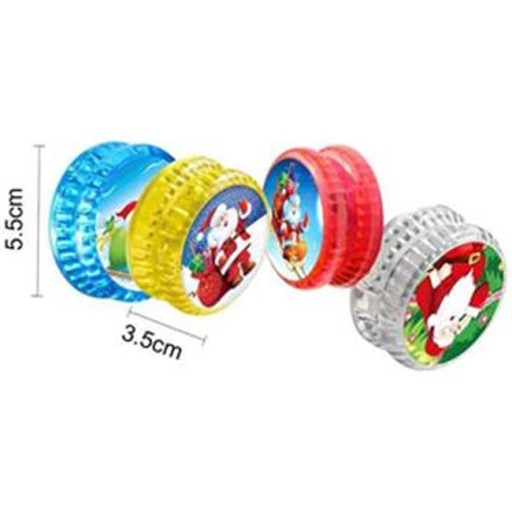 СВЕТЯЩАЯСЯ РОЖДЕСТВЕНСКАЯ ИГРА JO-YO CLAUS ПОДАРОК ​​JO-YO ИГРУШКА ДЛЯ ДЕТЕЙ