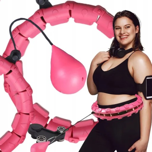 SMART HULA HOP Z OBCIĄŻENIEM ODCHUDZAJĄCE WYPUSTKI