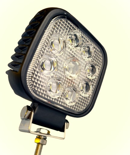 LAMPA LEDOWA ROBOCZA 9 LED HALOGEN SZPERACZ 27W SPOT EPISTAR PRO LED 10-30V