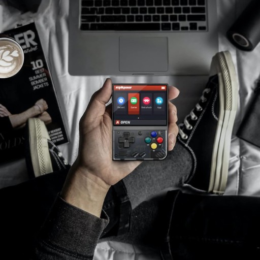 ПОРТАТИВНАЯ ИГРОВАЯ КОНСОЛЬ MIYOO MINI PLUS PS1 + TF-КАРТА 128 ГБ + СУМКА