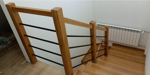 Балясиновая труба 20 x 2 мм, 100 см, 1 м, монтажная арфа для балюстрад, черный матовый RAL