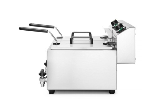 Фритюрница с краном 2 × 8 л HENDI 16л 230В/3500Вт