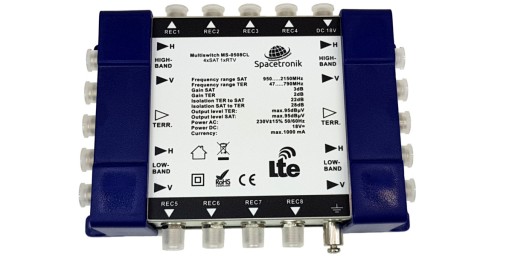 Мультипереключатель Spacetronik Pro Series MS-0508CL 5/8C