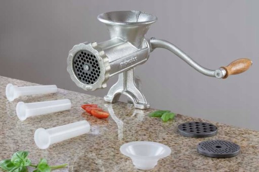 РУЧНАЯ МЯСОРУБКА Чугун №. 10 наполнителей, 3 сита, воронки
