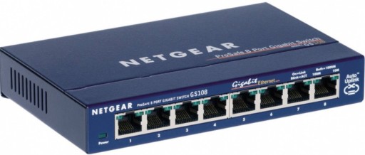 Коммутатор NETGEAR GS108GE 8xLAN