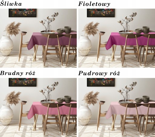 OBRUS PLAMOODPORNY - 4 SEASONS - KOLORY 140X210 CM