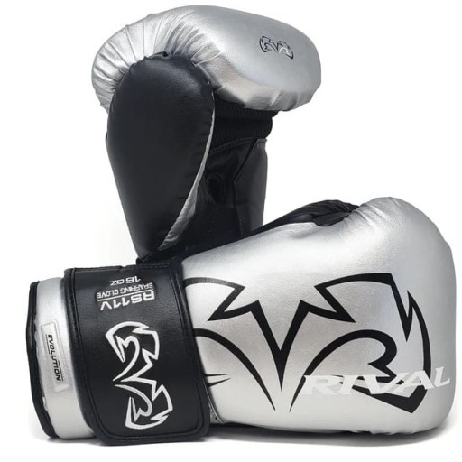 Боксерские перчатки RIVAL RS11V (серебро) [Вес: 14 унций]