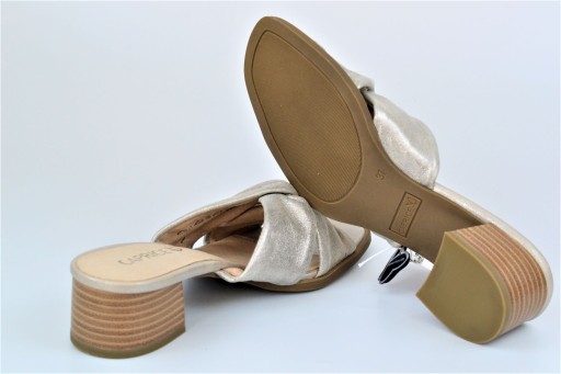 CAPRICE 27204-20 KLAPKI SZARE STONE METALLIC 37