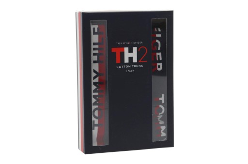 TOMMY HILFIGER BOKSERKI 2 PACK TRUNK COTTON 990 S