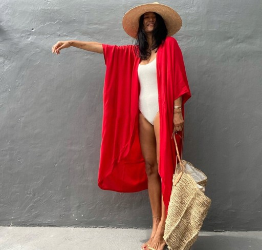 ПАРЕО для пляжа, платье ПОЛЕТ, длинная накидка, женская туника SUMMER BOHO