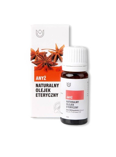 Olejek eteryczny 100% aromaterapia i masaż ANYŻ Naturalne Aromaty 10 ml
