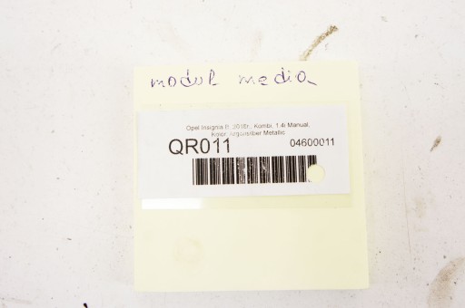 QR011 Opel Insignia B Radio Czytnik Navi 42554676