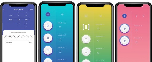 Удлинитель WiFi Smart TUYA, управляемый, программируемый удлинитель