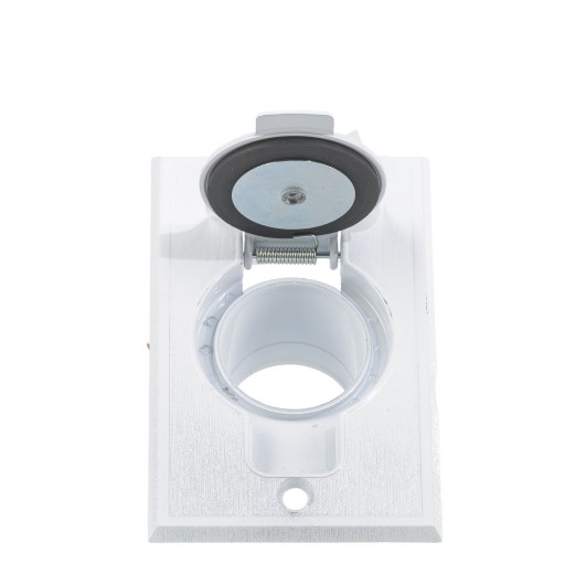 GNIAZDO SSĄCE TOP METAL PODŁOGOWE BIAŁE 122x78 mm