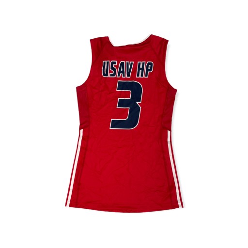 Красная футболка USAV HP 3 Adidas VOLLEYBALL S