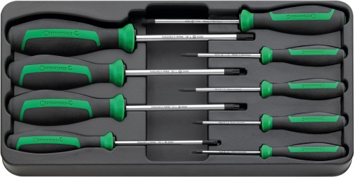 Набор отверток ABS 1/3 TORX с отверстием, 9 предметов STAHLWILLE