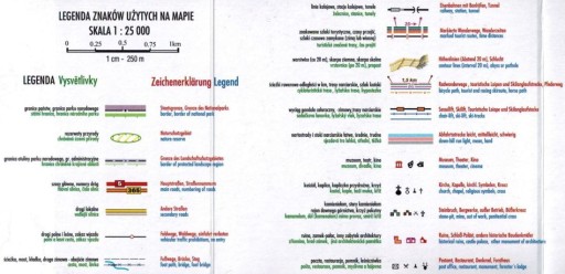КАРКОНОШЕ ГОРЫ Йизерские Рудные горы НАБОР КАРТ 3 в 1 GALILEOS