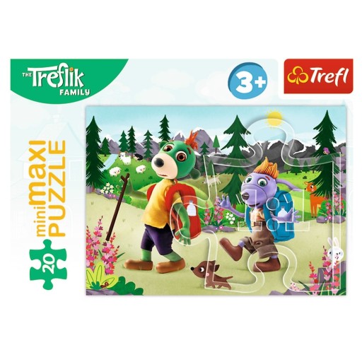 ПАЗЗЛ 20 MiniMaxi Trefliki СЕМЕЙСТВО TREFLIK Trefl 21155