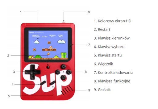 МИНИ-Портативная ретро-игровая консоль 400 в 1 GAMEBOY СУПЕР ЦЕНА
