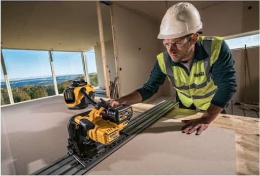 DEWALT ZAGŁĘBIARKA 54V 165MM 2*6.0AH + SZYNA 1.5M