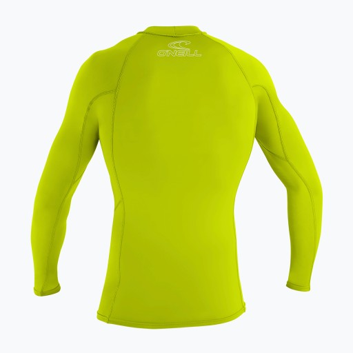Детские плавки для плавания O'Neill Basic Skins LS Rash Guard салатовый 8 с длинным рукавом