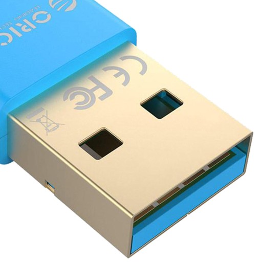 Беспроводной адаптер USB 2.0 Bluetooth 4.0 для ПК с Windows XP 7/8/10 синего цвета