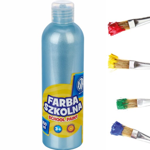 Astra FARBA PLAKATOWA 250 ml perłowa niebieska