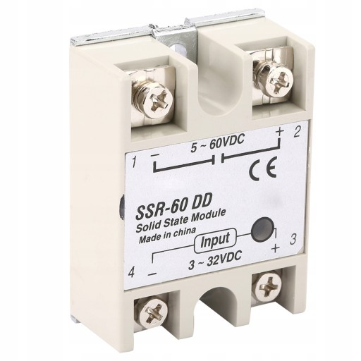 ТВЕРДОТЕЛЬНОЕ РЕЛЕ DCDC SSR60DD 60A