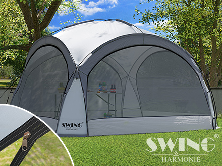 САДОВЫЙ ПАВИЛЬОН PARTY DOME 4,5х4,5м РОЗОВОГО ЦВЕТА