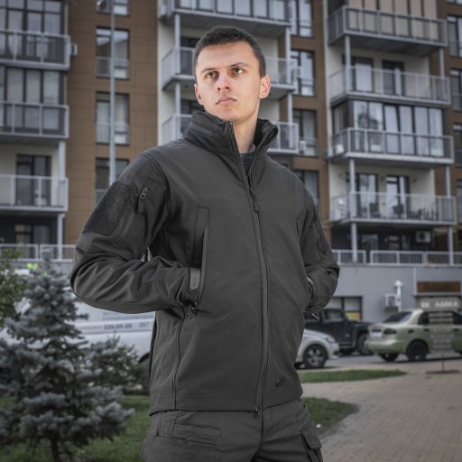 Куртка M-Tac Soft Shell, черная XXXL