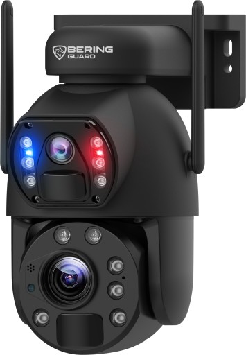 FOTOPUŁAPKA GSM SOLAR ZOOM OPTYCZNY x36 8MP DWA OBIEKTYWY BERING GUARD