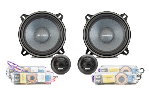 Gladen RS-X 130 2-полосная система 5,25″, КОМПЛЕКТ