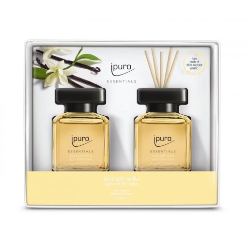 ZESTAW DYFUZORÓW ZAPACHOWYCH Essentials Soft Vanilla iPuro