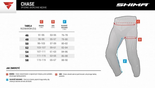 SHIMA CHASE PANTS ЧЕРНЫЕ мужские кожаные брюки 54