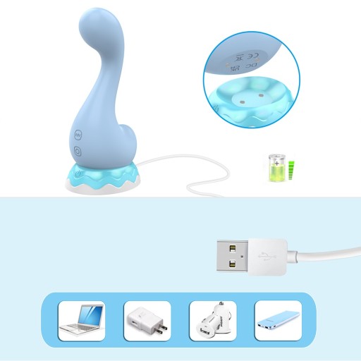 Вибратор для соски клитора, воздушный массажер, USB-светодиод, RGB-приложение