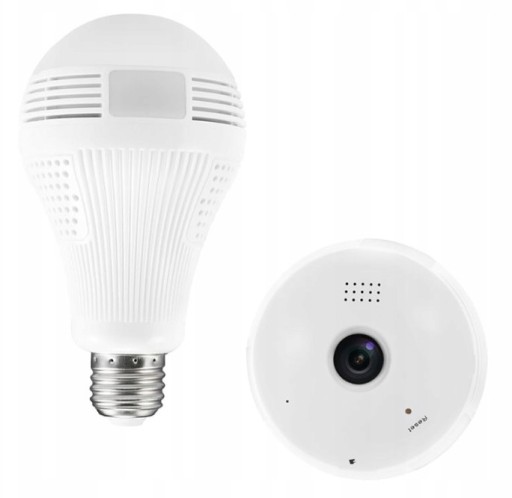 IP-камера наблюдения Wi-Fi в светодиодной лампе 360 AUDIO