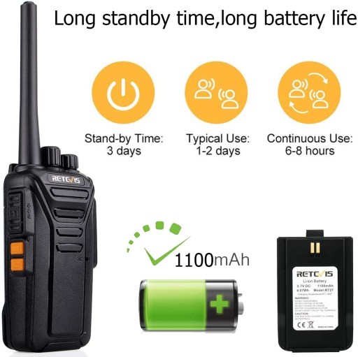 Retevis RT27 Walkie Talkie PMR446 (10 Pcs)