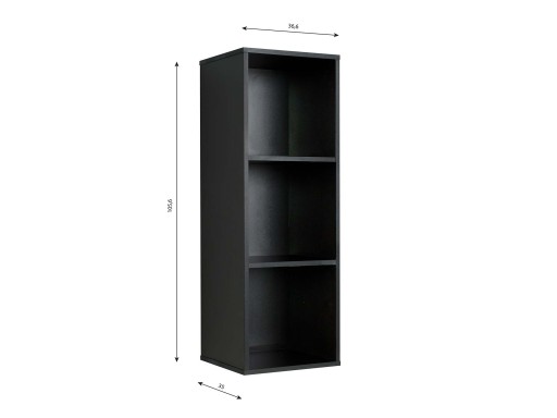 ПОДСТАВКА ДЛЯ ВИНИЛОВЫХ ПЛАСТИНОК BOX 3, ЧЕРНАЯ
