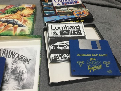 ATARI ST — 3 игры — Gemini Wing, Killing Machine, Lombard Rally — 1988 г.