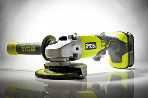 АККУМУЛЯТОРНАЯ УГЛОВАЯ ШЛИФОВАЛЬНАЯ МАШИНА RYOBI 115 мм R18AG 18 В + 2 Ач ОДИН + СУМКА