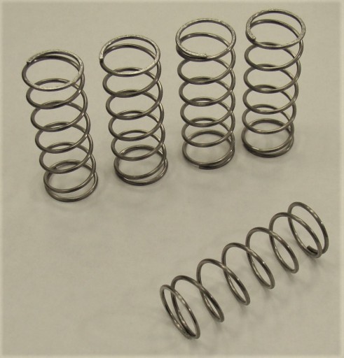SPRĘŻYNA NACISKOWA d=1,0 * Dz=13,5 * L=36 - 5 szt.